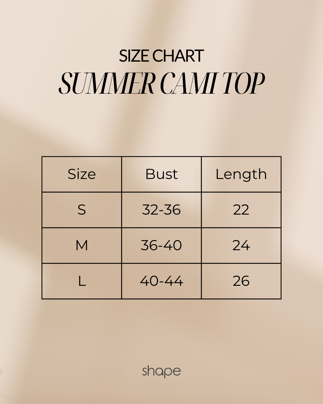 Summer Cami Top