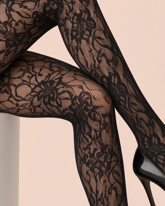Floral Lace Stockings
