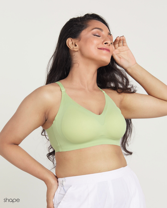 Seamless Lite Bra promotional graphic — SHAPE Lingerie