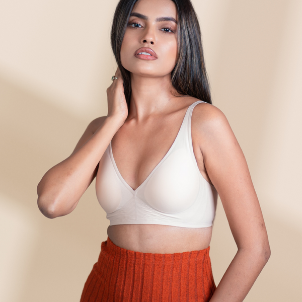 SHAPE bras in the nude shade range: coffee, beige, brown, black
