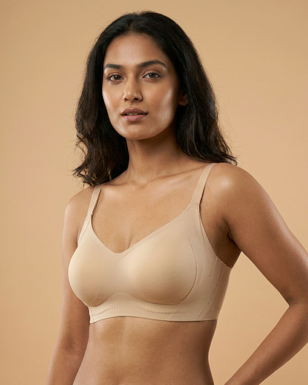 SHAPE Longwear Bra in Beige, built for a fifteen-hour day