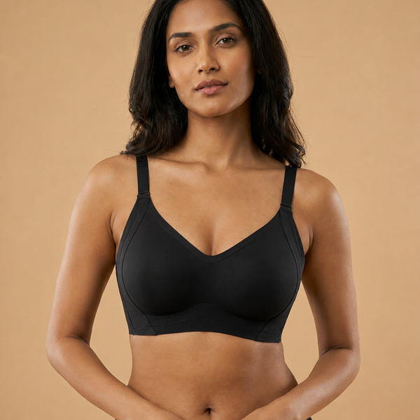 SHAPE Longwear Bra in Black, comfort through a long day