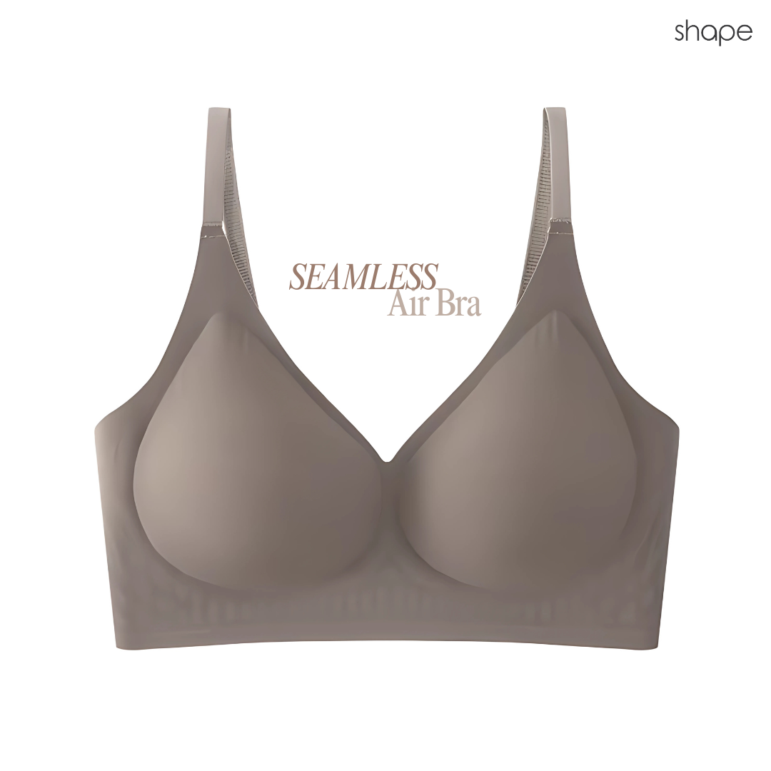 Seamless Air Bra in Pink on model showing zero visible lines