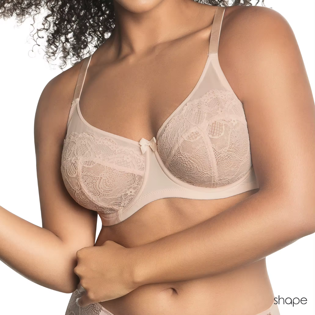 Wired Minimizer Bra in Nude