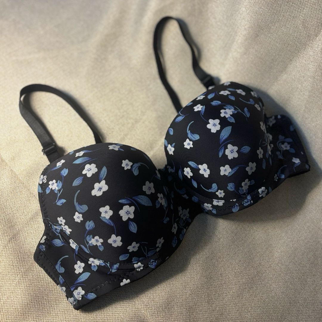 Daisy Push Up Bra in Olive