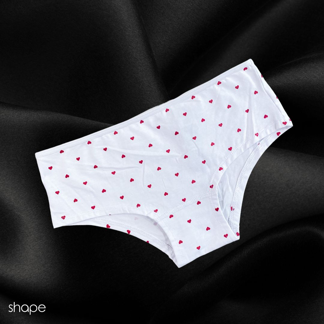 Printed Cotton Bottoms in Floral Purple