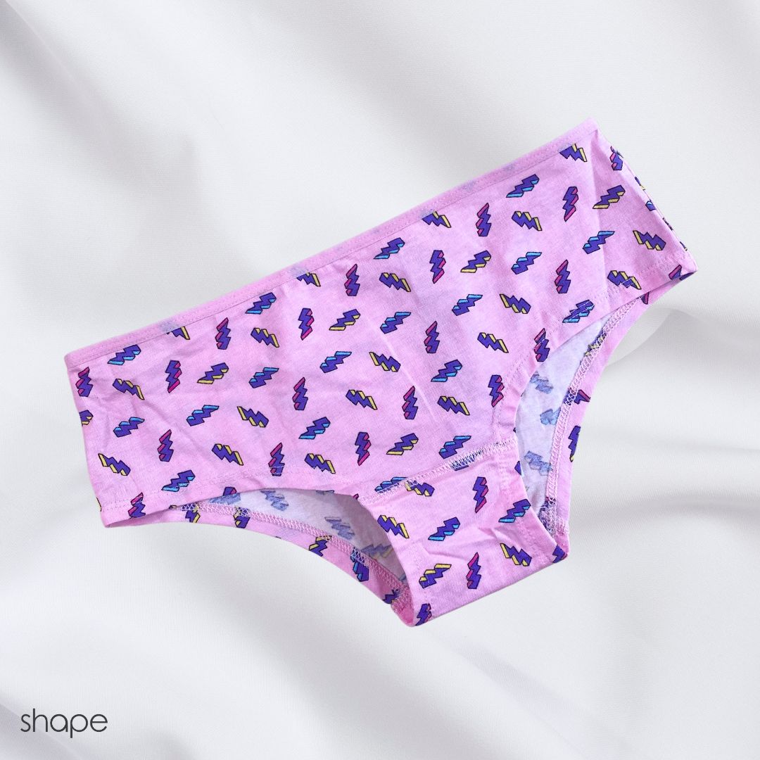 Printed Cotton Bottoms in Black