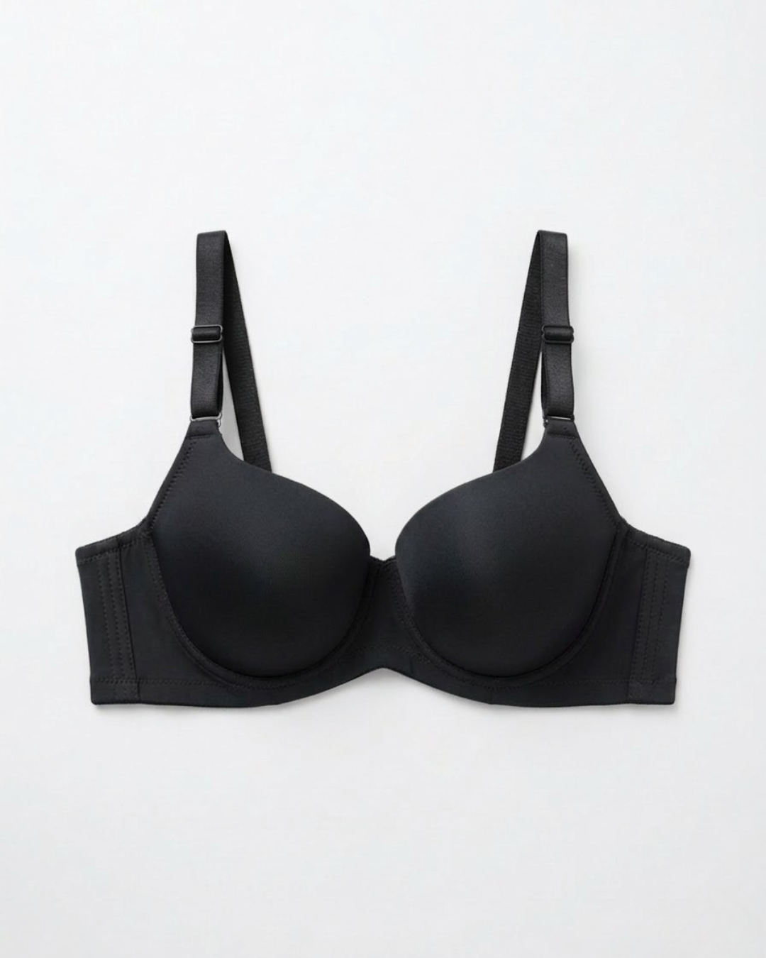 Woman wearing Comfort Curve Bra in black SHAPE