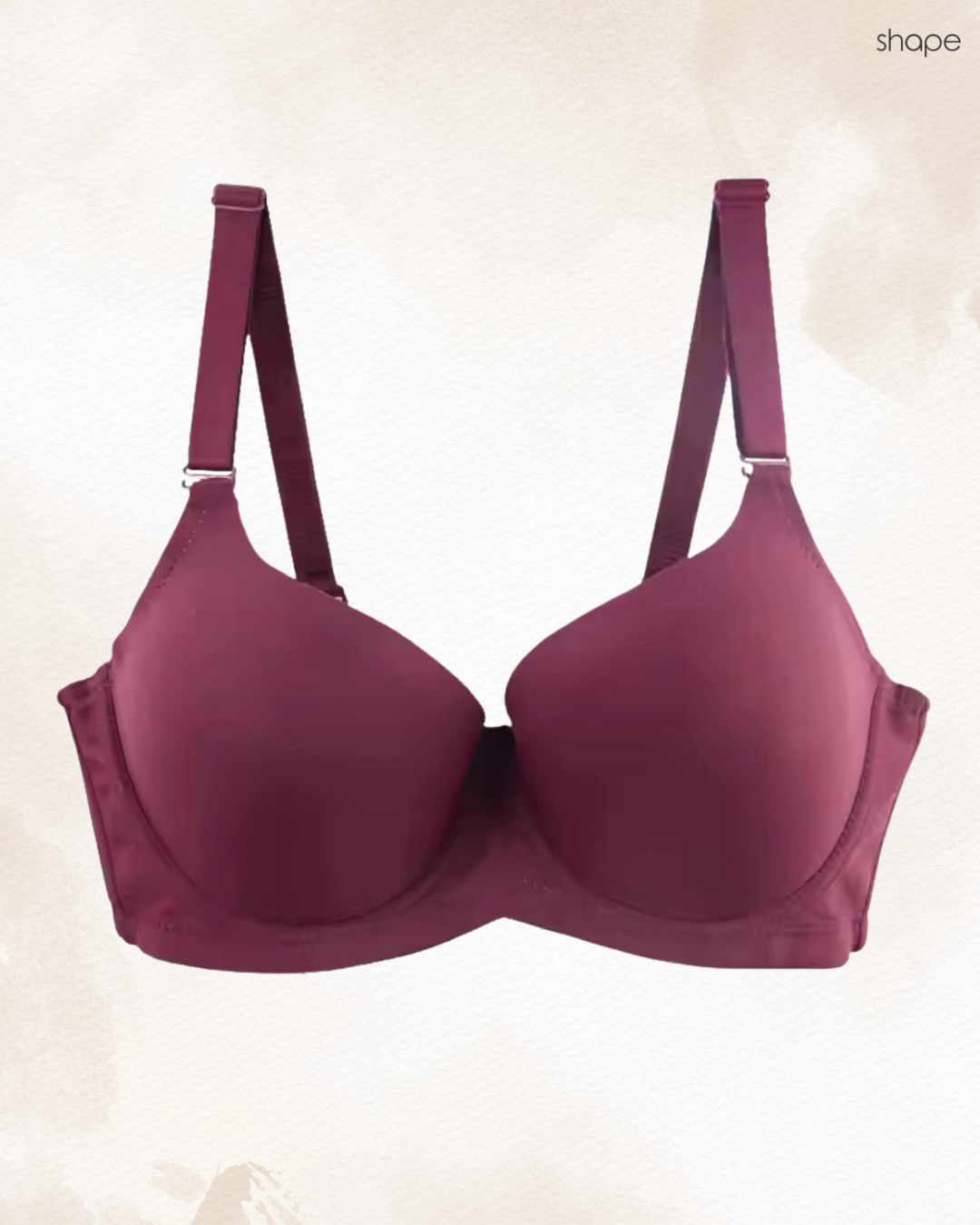 Woman wearing Comfort Curve Bra in black SHAPE