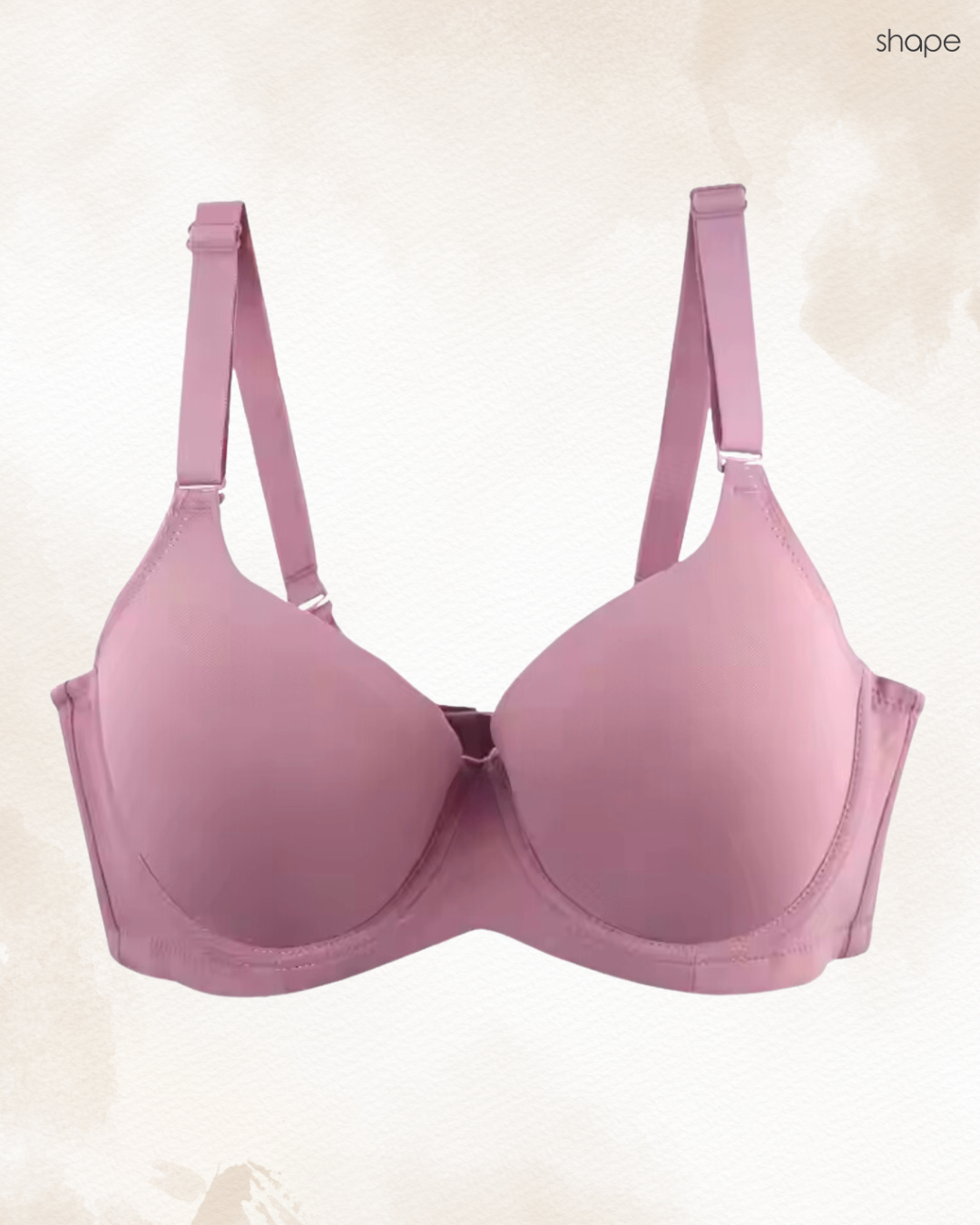 Woman wearing Comfort Curve Bra in blue SHAPE