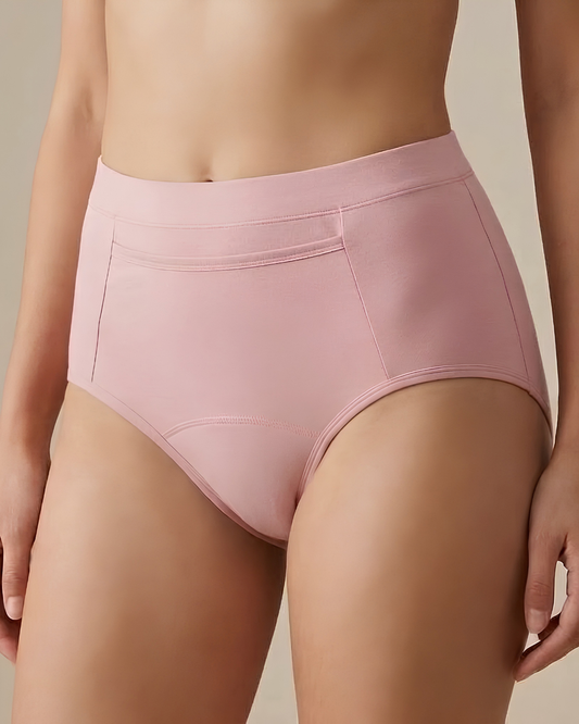 Plain Cotton Brief worn by a model SHAPE