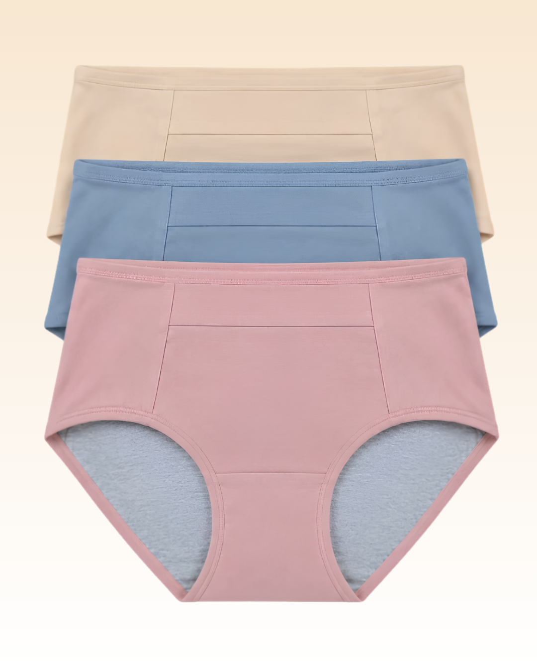 Plain Cotton Brief worn by a model SHAPE