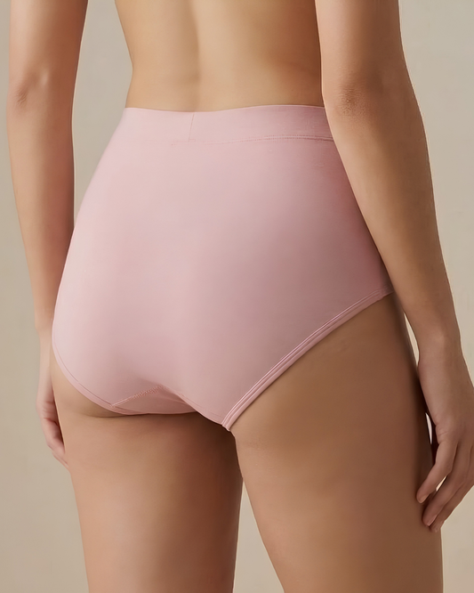 Plain Cotton Brief worn by a model SHAPE