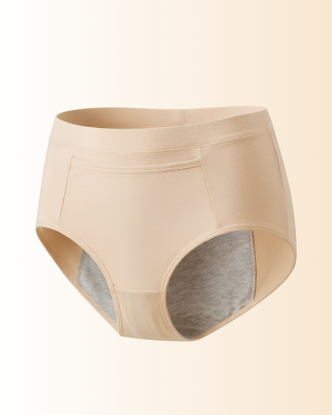 Plain Cotton Brief worn by a model SHAPE