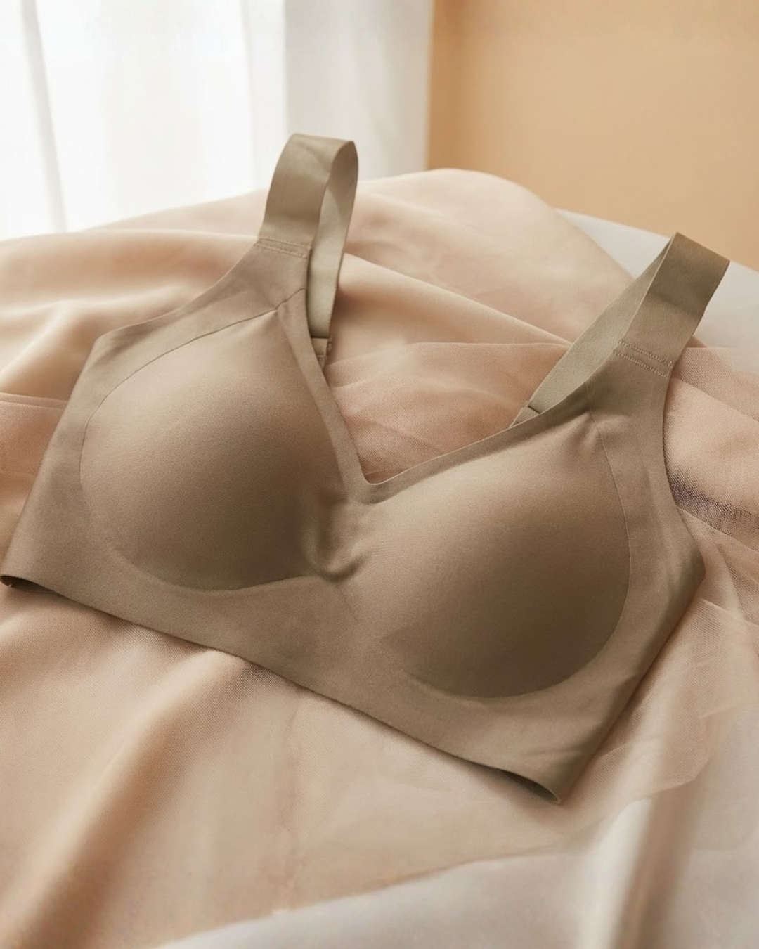 SHAPE Plus Size Sculpting Bra close-up detail
