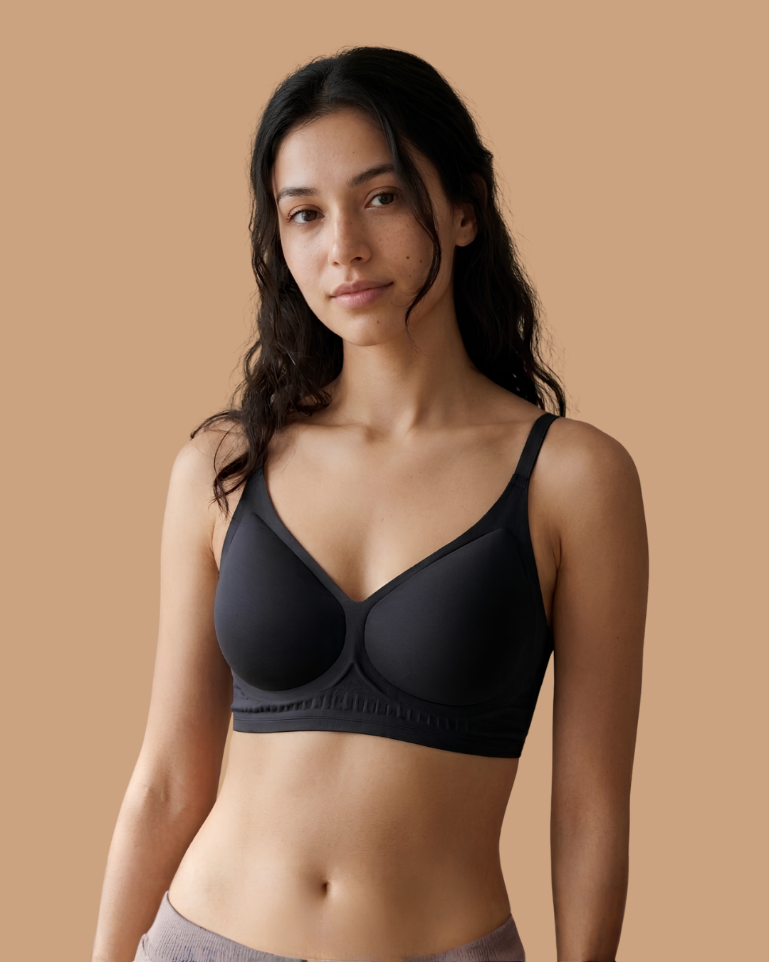 Seamless Air Bra worn by a model, SHAPE