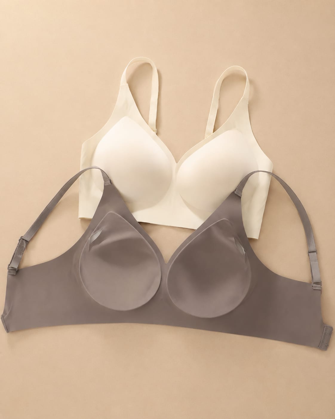 Seamless Air Bra worn by model showing smooth fit under clothing