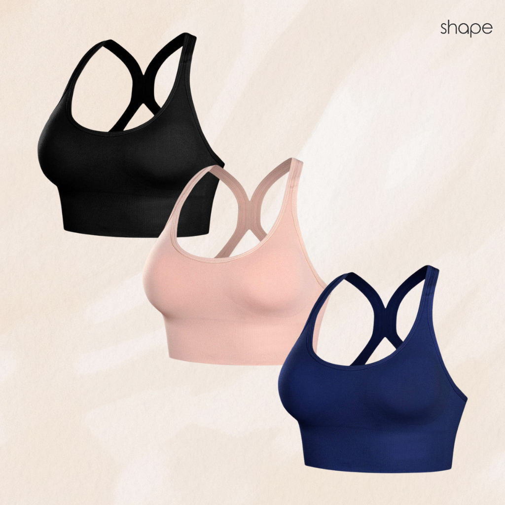 Easy Fit Sports Bra in Black, detail view — SHAPE Lingerie