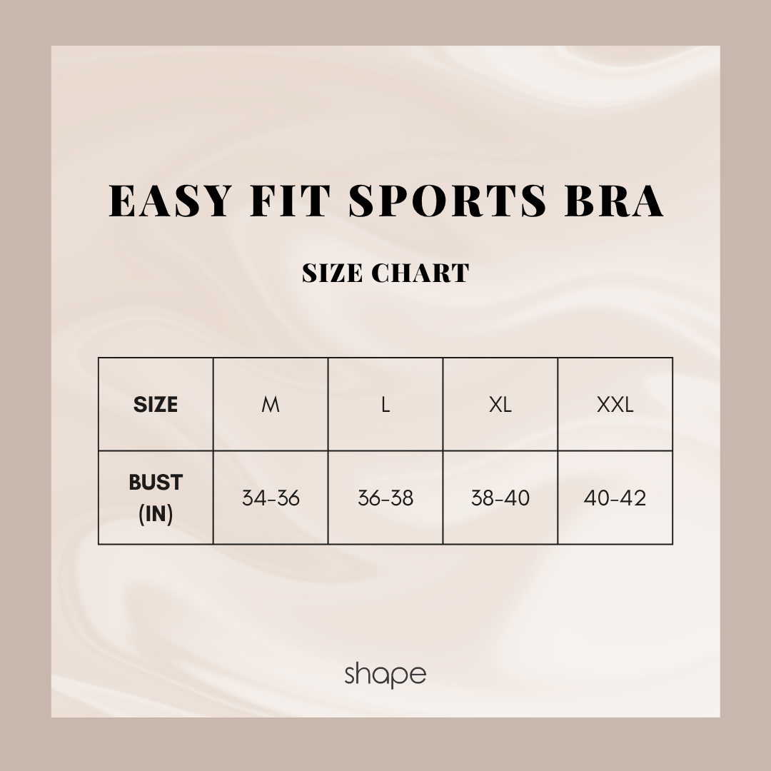 Easy Fit Sports Bra, detail view — SHAPE Lingerie