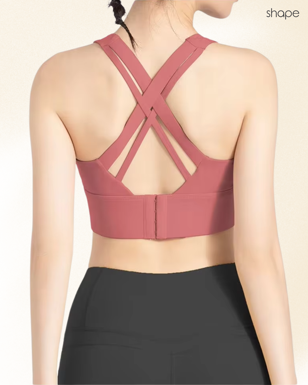 Power Sculpt Sports Bra, detail view — SHAPE Lingerie